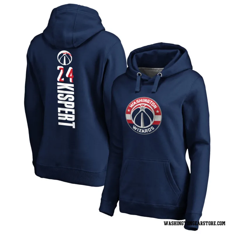 Navy Women's Corey Kispert Washington Wizards Backer Pullover Hoodie