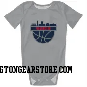 Gray Washington Wizards  Alexandre Sarr  Newborn & Infant Bodysuit