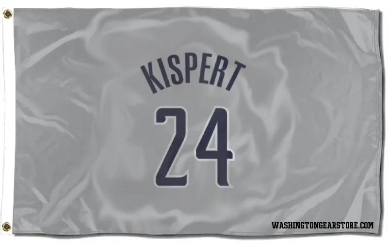 Gray Washington Wizards  Corey Kispert  Flag (3 X 5)