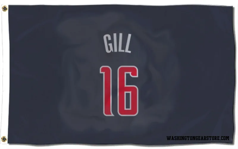 Navy Washington Wizards  Anthony Gill  Flag (3 X 5)