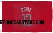 Red Washington Wizards  Jordan Poole  Flag (3 X 5)