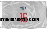 White Washington Wizards  Anthony Gill  Flag (3 X 5)