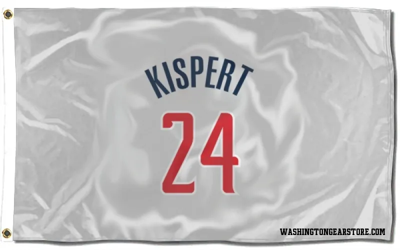 White Washington Wizards  Corey Kispert  Flag (3 X 5)